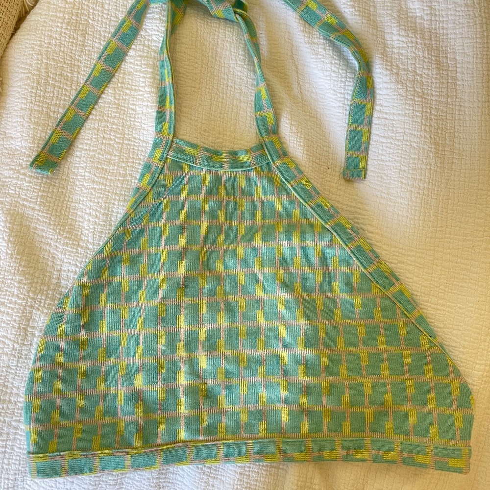 Zara Halter Tie Top